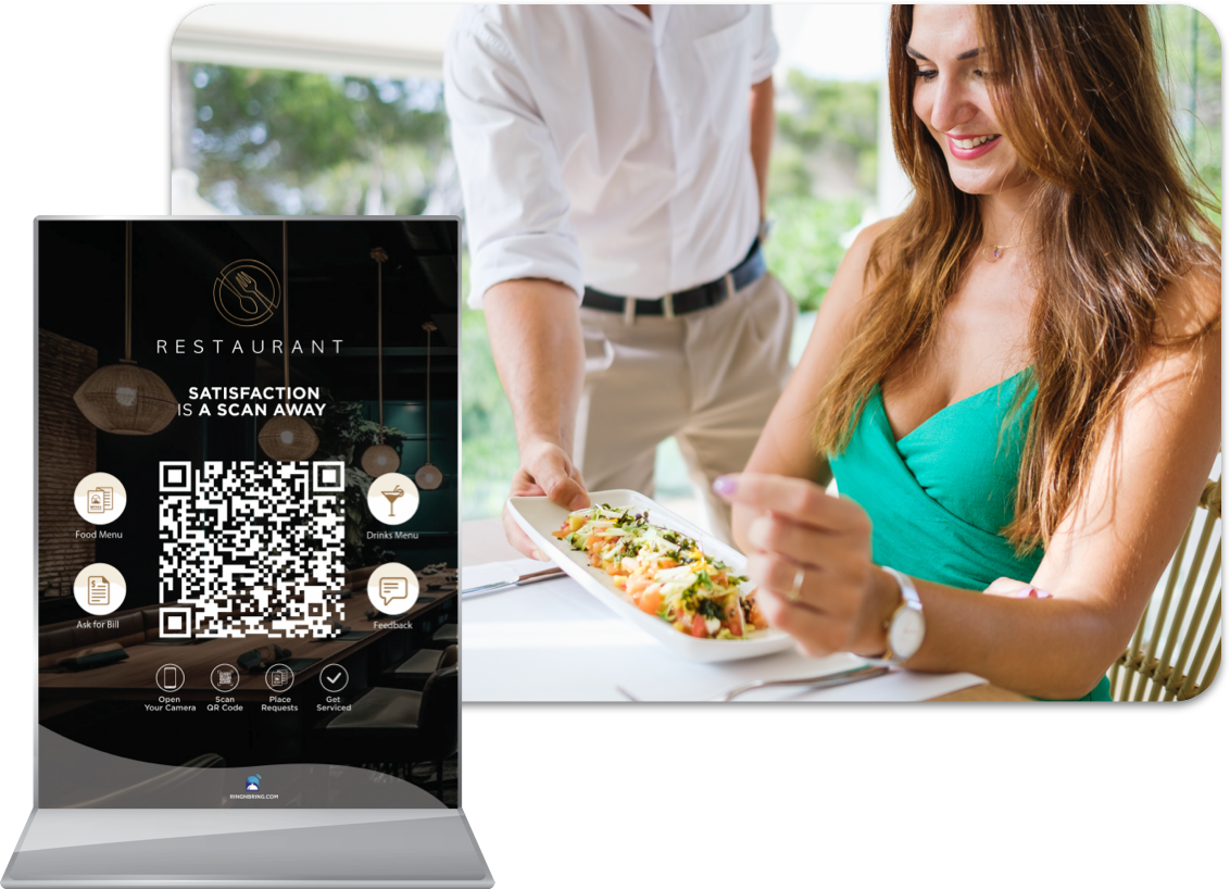 Streamline your Restaurant’s info into one place Ring n Bring all in one guest experience platform