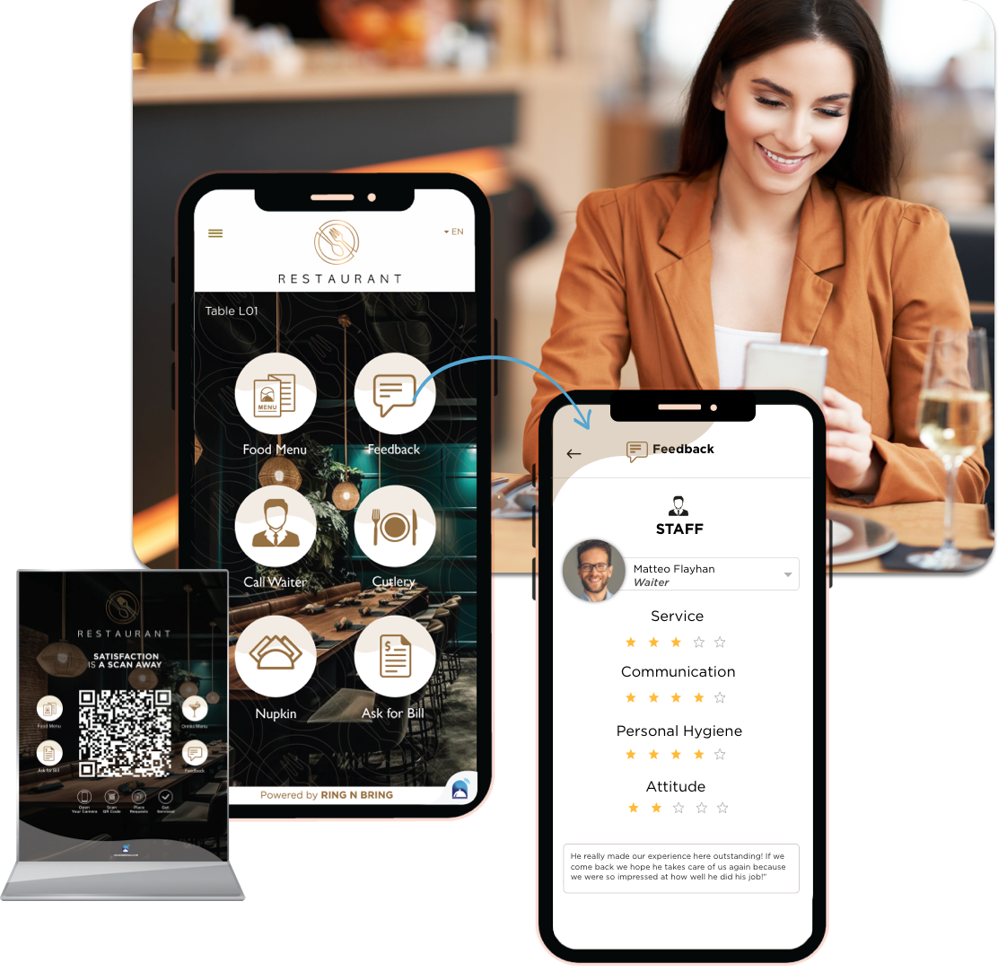 Ring n Rate Instantaneous feedback for immediate intervention Ring n Rate Instantaneous feedback for immediate intervention