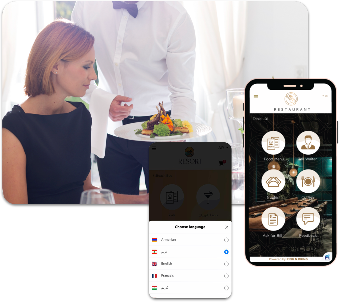 contactless digital dining platform Ring n Bring contactless digital dining platform