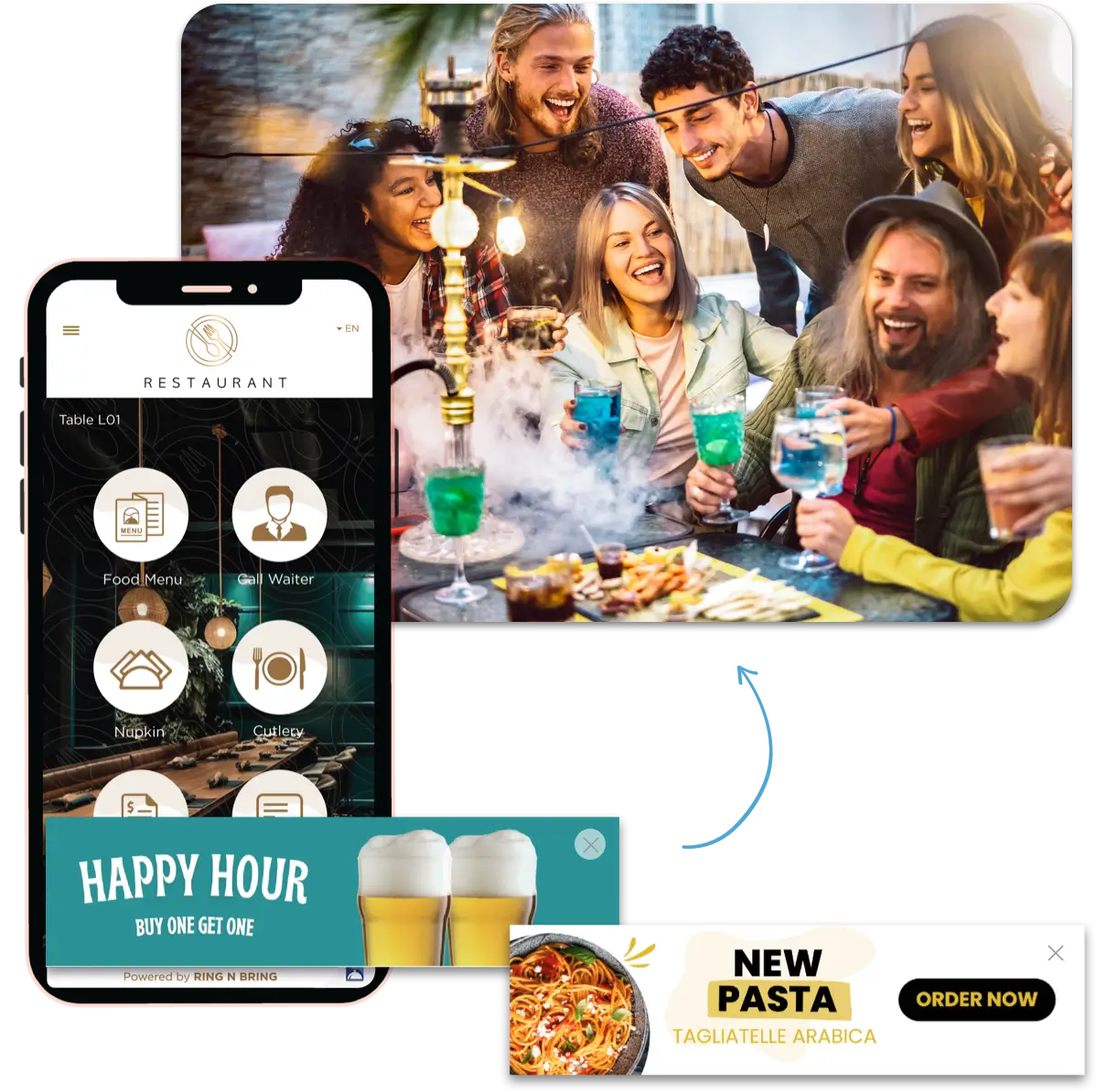 Upsell using Promotional Banner RIng n Bring promotional banner