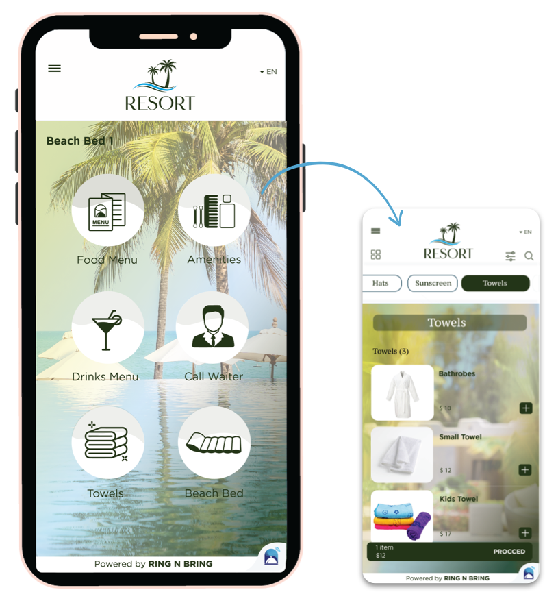 Ring n Bring shopping menu Ring n Bring shopping menu